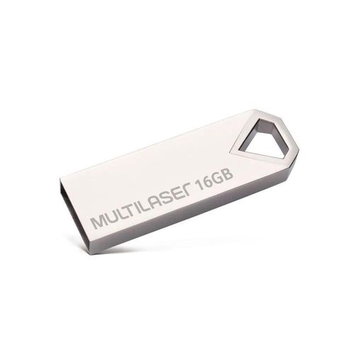 Pen Drive Multilaser Diamond Metalico 16Gb Pd850