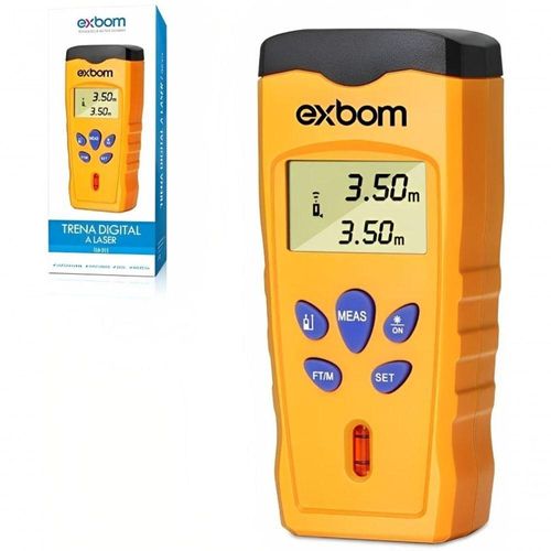 Trena A Laser Digital - Exbom TEM-D15
