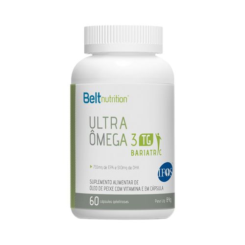 BELT ÔMEGA 3 BARIATRIC TG 60CAPS BELT NUTRITION - SELO DE PUREZA IFOS