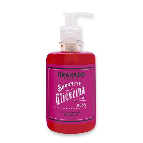 Sabonete Líquido Granado Glicerina Rosa 300ml