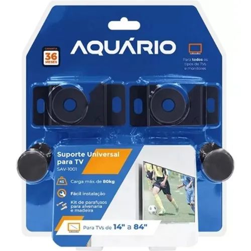 Suporte Universal Para Tv Até 84  E 80kg Instalação Fácil
