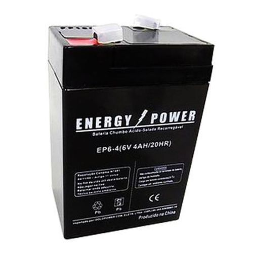 Bateria Chumbo 6 V 4,5 Ah Ep6 4 Energy Power