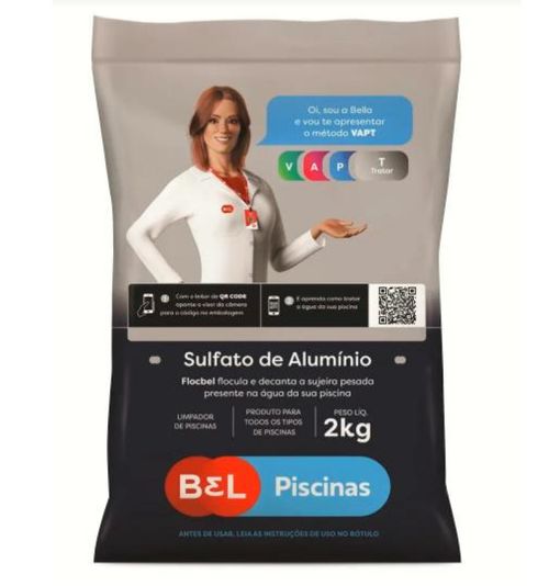 Decantador Sulfato Aluminio 2kg Bel