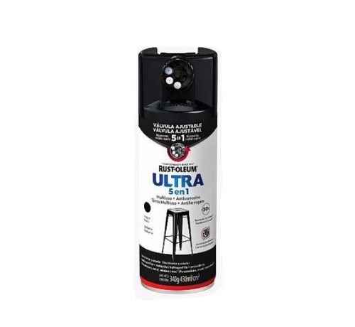 Tinta Spray Preto Brilhante 340g Rust Oleum
