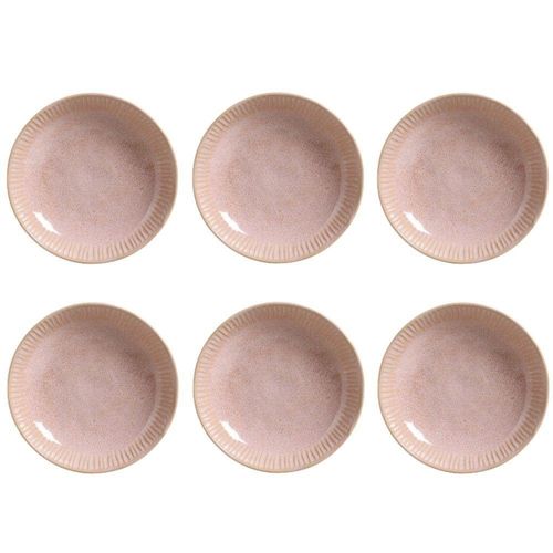 Conjunto De Pratos Fundos 06 Peças Linhas Litchi Porto Brasil