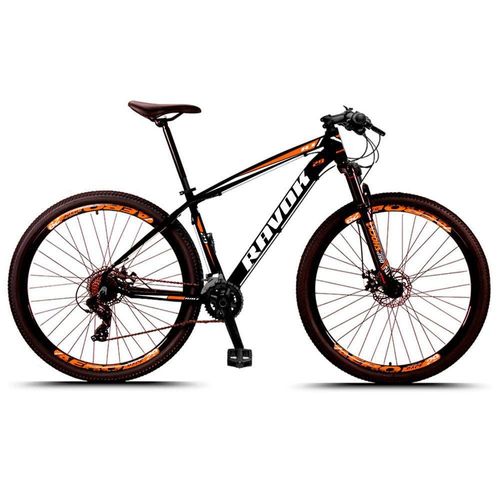 Bicicleta Bike Aro 29 Alumínio 24 Vel Shimano  laranja 17"