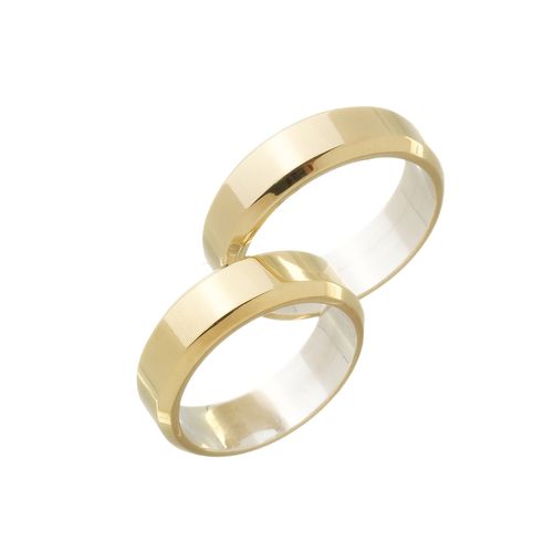 Aliança De Moeda Antiga Com Revestimento Interno Em Prata 925 - Modelo Italiana 6MM