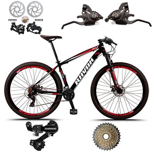 Bicicleta Bike 21 Vel  Shimano  Cor: Azul E Rosa Tam: 19"