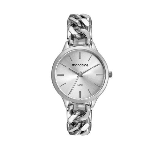 Relógio Feminino Corrente Prata