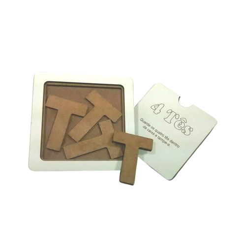 Jogo Educativo Madeira Quatro T's - Brinquedista