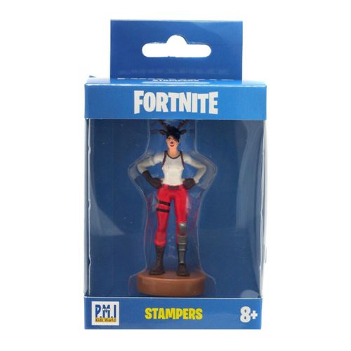 Carimbos Fortnite Blister Com 1 Pçs Saqueadora de Nariz Vermelho - Sunny