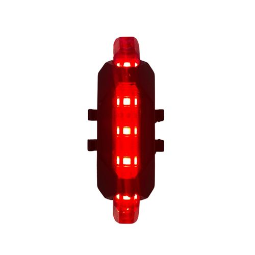 Luz Traseira Para Bicicleta Led Recarregável Vermelho - Caerus