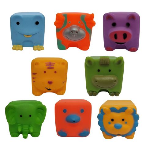 Kit Mordedor Animais da Fazendinha com 8 Animais - Seven Toys