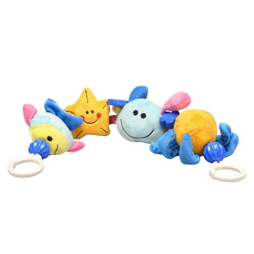 Móbile para Carrinho Em Pelúcia Oceano - Coloria