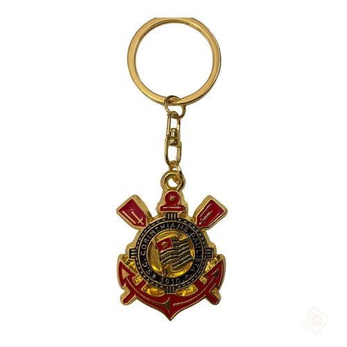 Chaveiro de Metal Dourado Corinthians - Mileno