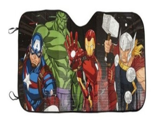 Protetor Solar Automotivo Dobrável Avengers- Etitoys