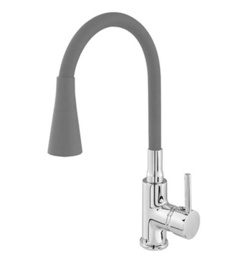 216662 4968 C 70 Torneira Rainha Cinza 1/4 Dupla Funcao Banc