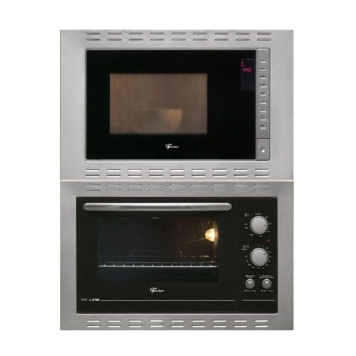 Kit Forno Elétrico 44l e Micro-ondas de Embutir Fischer 127v