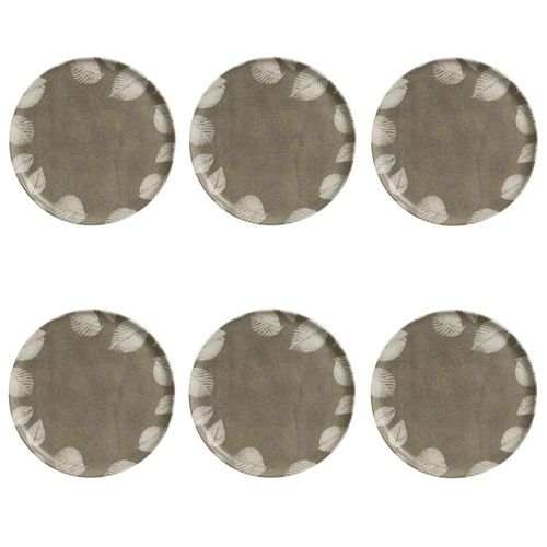 Conjunto De Pratos Rasos 06 Peças Bio Seiva Porto Brasil