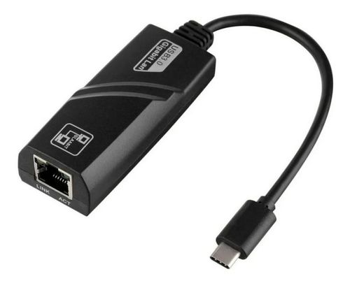 Adaptador Placa de Rede Usb Tipo C Gigabit 10/100/1000mbps - F3 JC-TYC-R02