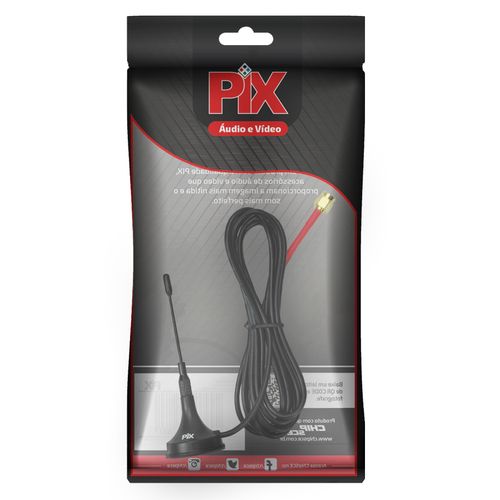 Antena Tv Digital Para Receptor Automotivo - Pix 008-8300