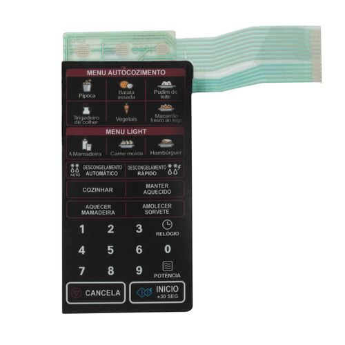 Teclado Membrana Para Microondas LG - MS3047 13 Vias - 053-0018