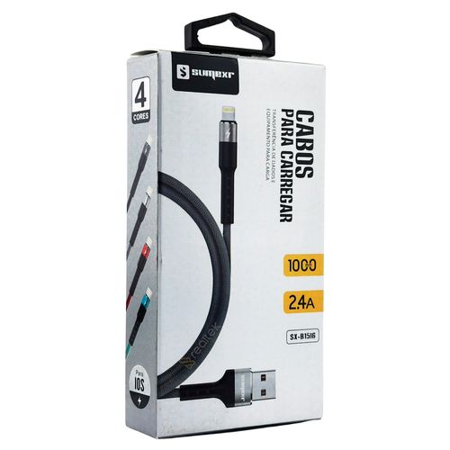 Cabo Usb Lightning Para Iphone e Ipad 1m - Sumexr SX-B1516