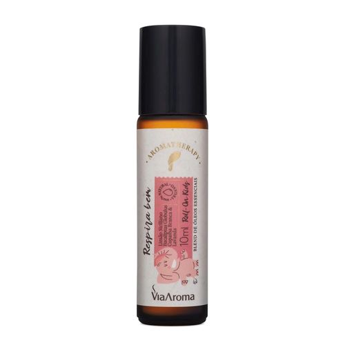 Roll-on Óleos Essenciais Kids Respira bem, 10ml - Via Aroma