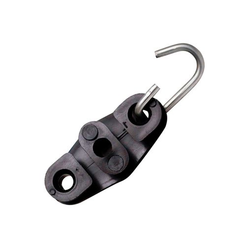 Esticador Drop Para Cabo Fe e Utp Tipo 8, Preto - 100 Unidades