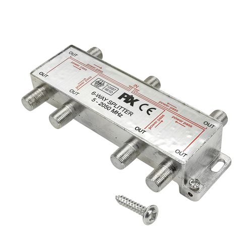 Divisor de Alta Frequência 1x6 Vias 5-2050 Mhz - Pix 032-6666