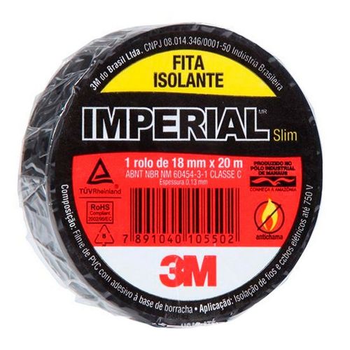 Fita Isolante 3M Imperial - 18mm X 20m
