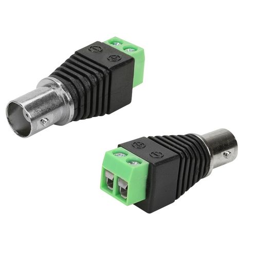 Conector Adaptador Bnc Fêmea Com Borne - 1 Unidade