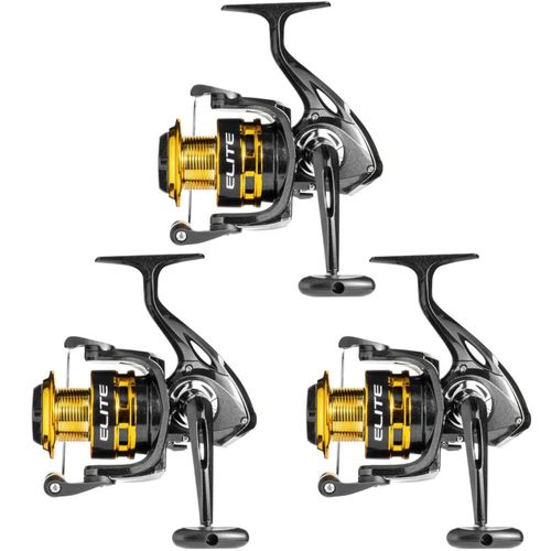 Kit 3 Molinete Marine Sports Elite 2000 FD 5.1:1 Gold