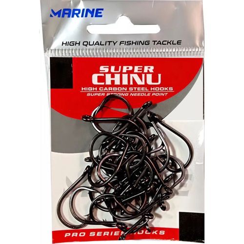 Anzol Marine Sports Super Chinu 09 Black Nickel 30 Pçs