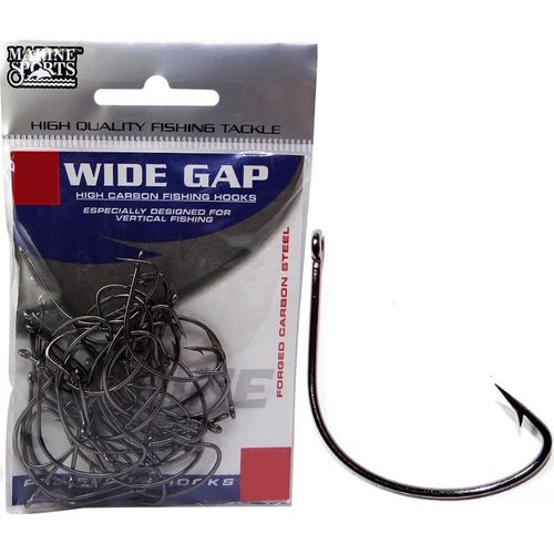 Anzol Marine Sports Wide Gap Black Nickel 3/0 40 Unidades