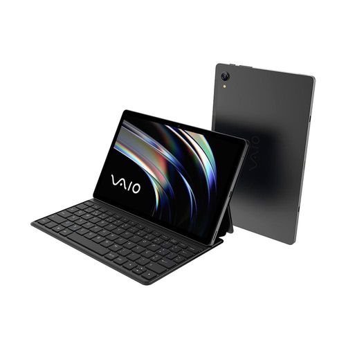 Tablet VAIO TL10 Tela 10.4” 2K, 128GB, 8GB RAM, 4G, Wi-Fi, Câmera 8MP, Android 13, Octa-Core, 7000mAh e Teclado Inteligente Magnético - Preto Nanquim