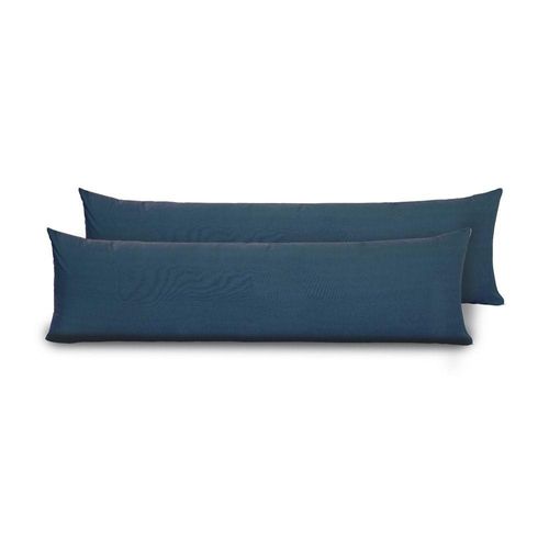 Kit 2 Fronhas Para Travesseiro De Corpo Slim 1,50cm X 50cm - Marinho