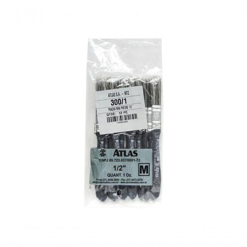 Trincha Atlas 300/1 A 1/2" C/12Pcs