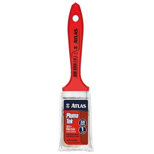 Pincel Para Acabamentos Com Cerdas Sintéticas 1.1/2" - Atlas