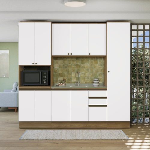 Cozinha Compacta Com Kit Forno Celeste Kappesberg