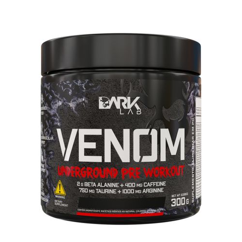 VENOM UNDERGROUND PRE WORKOUT 300G GREEN APPLE DARK LAB