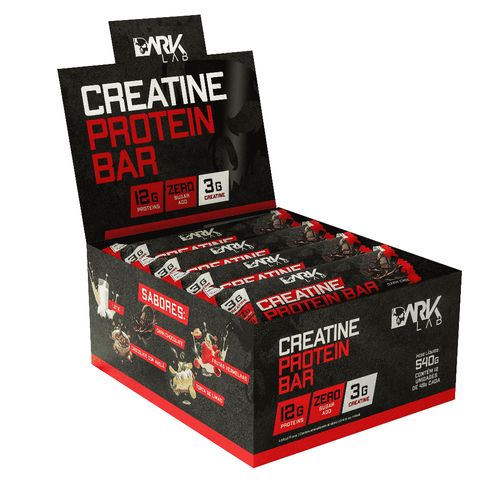 CREATINE PROTEIN BAR 12 UN 45G NINHO DARK LAB