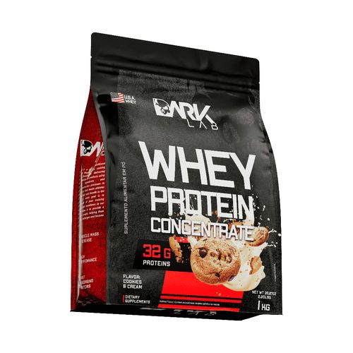 WHEY PROTEIN CONCENTRADO 1KG COOKIES & CREAM DARK LAB