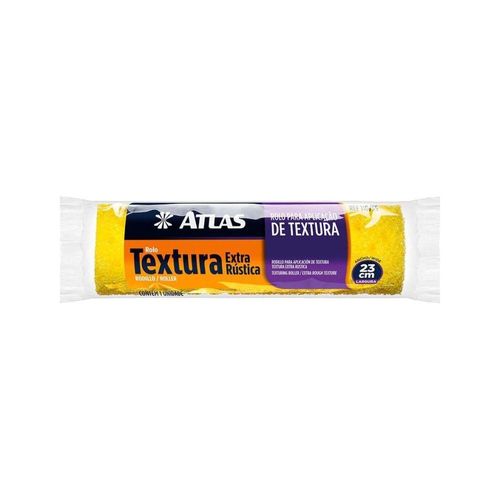 Pincéis Atlas 110/55 Rolo De Textura Ex. Rust De Espuma 23cm