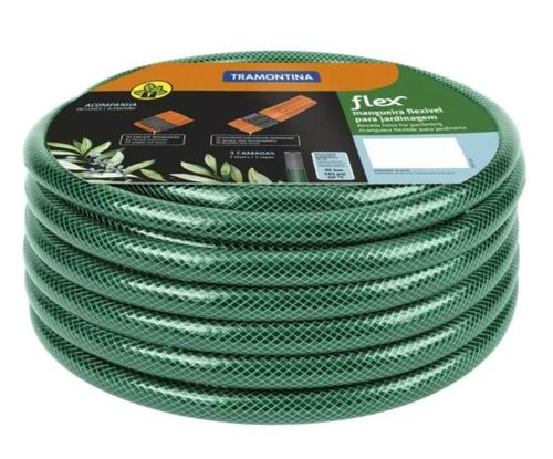 Mangueira Jardim Flex Verde 25m C/engate Tramontina