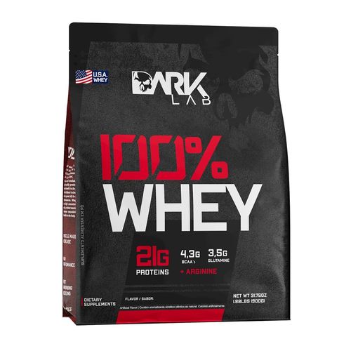 WHEY 100% REFIL 900G CHOCOLATE DARK LAB