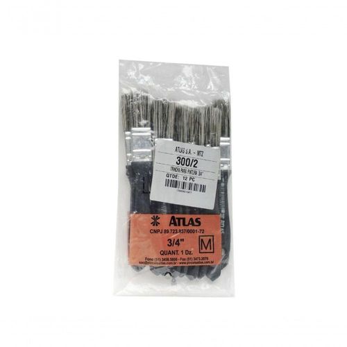 Trincha Atlas 300/2 B 3/4" C/12Pcs
