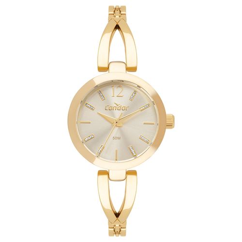 Relógio Condor Feminino Bracelete Dourado - CO2035NQF/5X