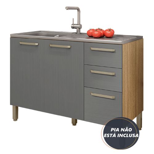 Balcão Gabinete Para Pia 1,20m Versalhes Kit's Paraná