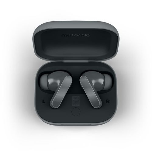 Fones de Ouvido Moto Buds Bass Bluetooth Cancelamento de Ruído 43h Bateria Preto